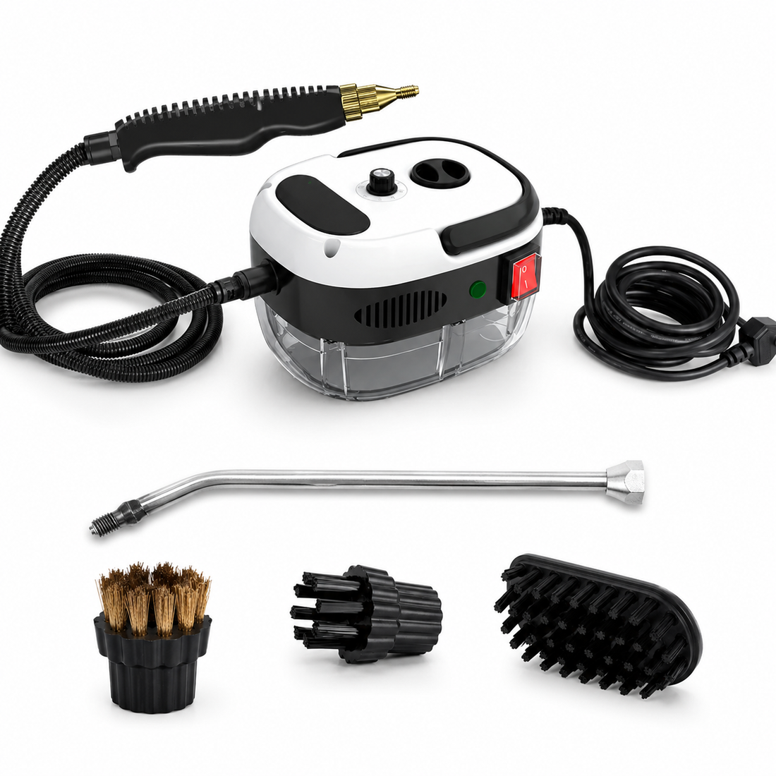 Steam cleaner demonstration